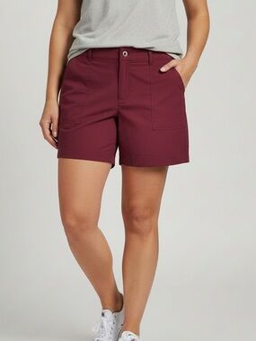 Columbia Women's Dark Red Cargo Shorts